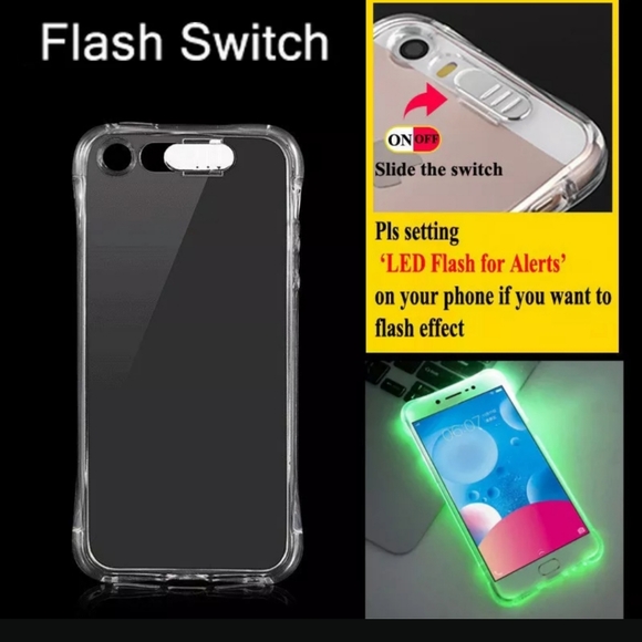 Green Iphone Light up Case, 7+, 8+ - Picture 5 of 5